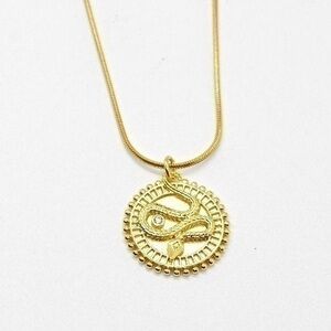 Snake Coin Necklace